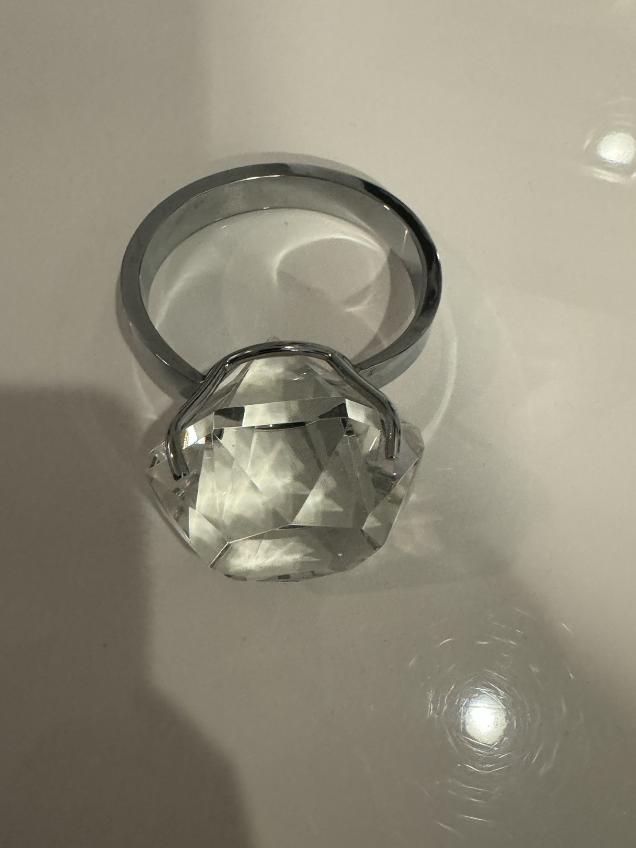 Diamond Ring paperweight/decor/ jewelry image indicator(2)