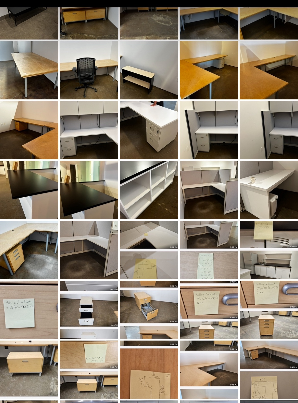 OFFICE FURNITURE CLEAROUT Cubicles  ,ETC image indicator(8)