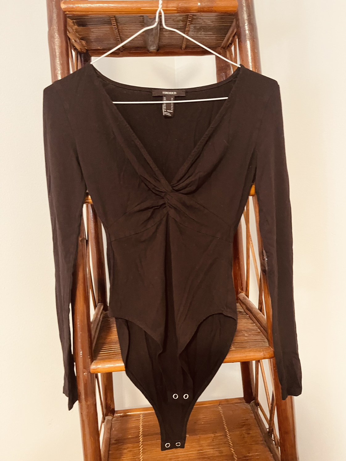 Forever 21 Black Bodysuit thumbnail