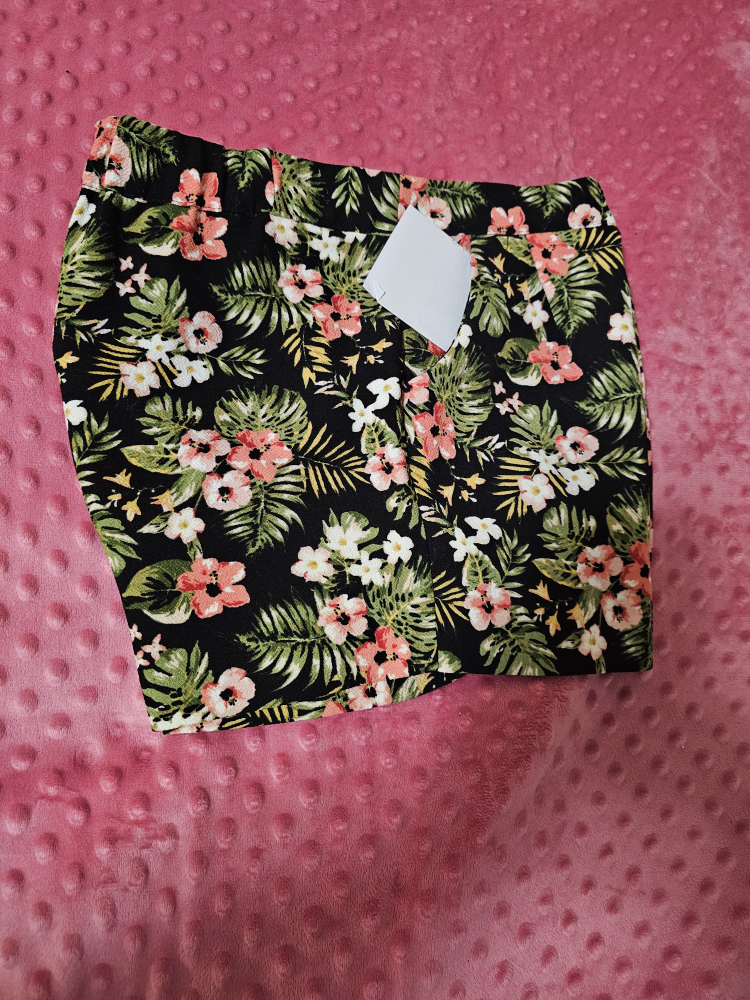 Crepe Floral Print Shorts - photo 2