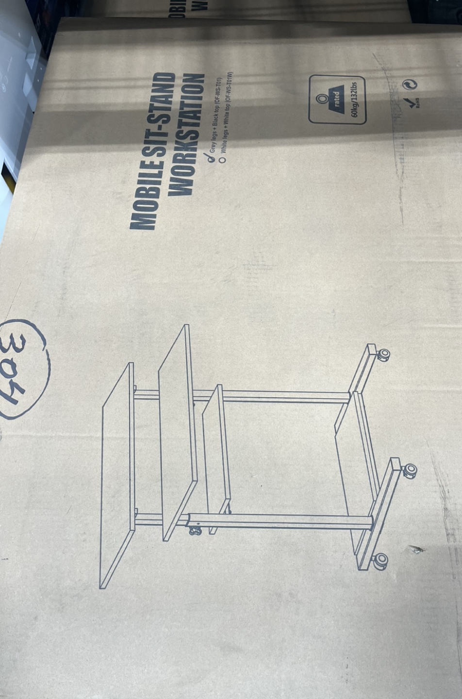 MotionGrey Standing Desk