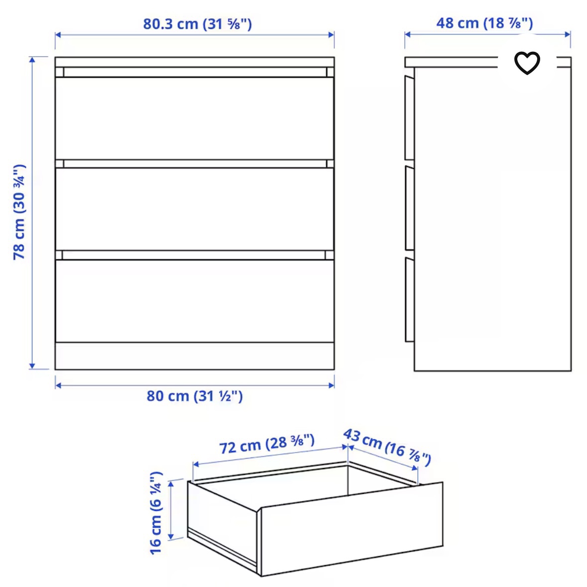 ❌ Moving Out Sale ❌      IKEA Dresser - photo 2