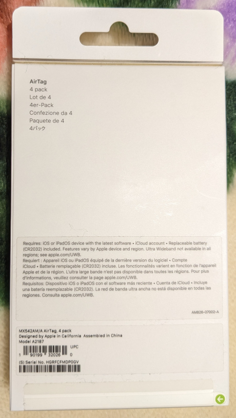 Apple - Air Tag, 4 Pack (Brand New) - photo 2