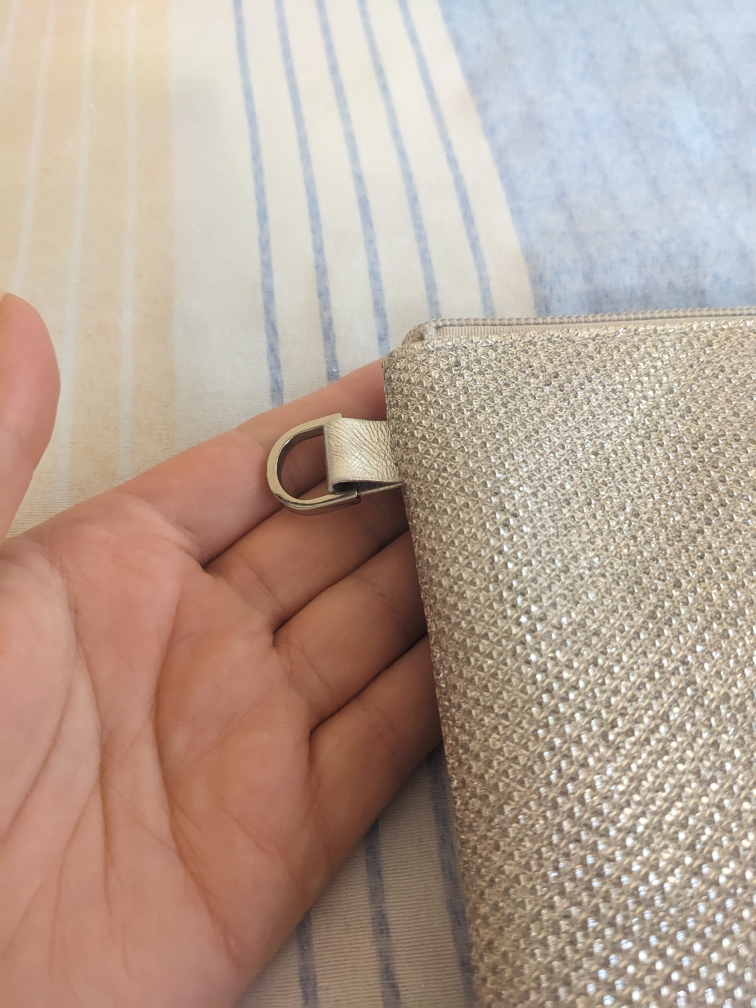 Sparkly Silver Le Chateau Wristlet image indicator(4)