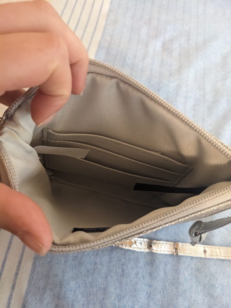 Sparkly Silver Le Chateau Wristlet image indicator(5)