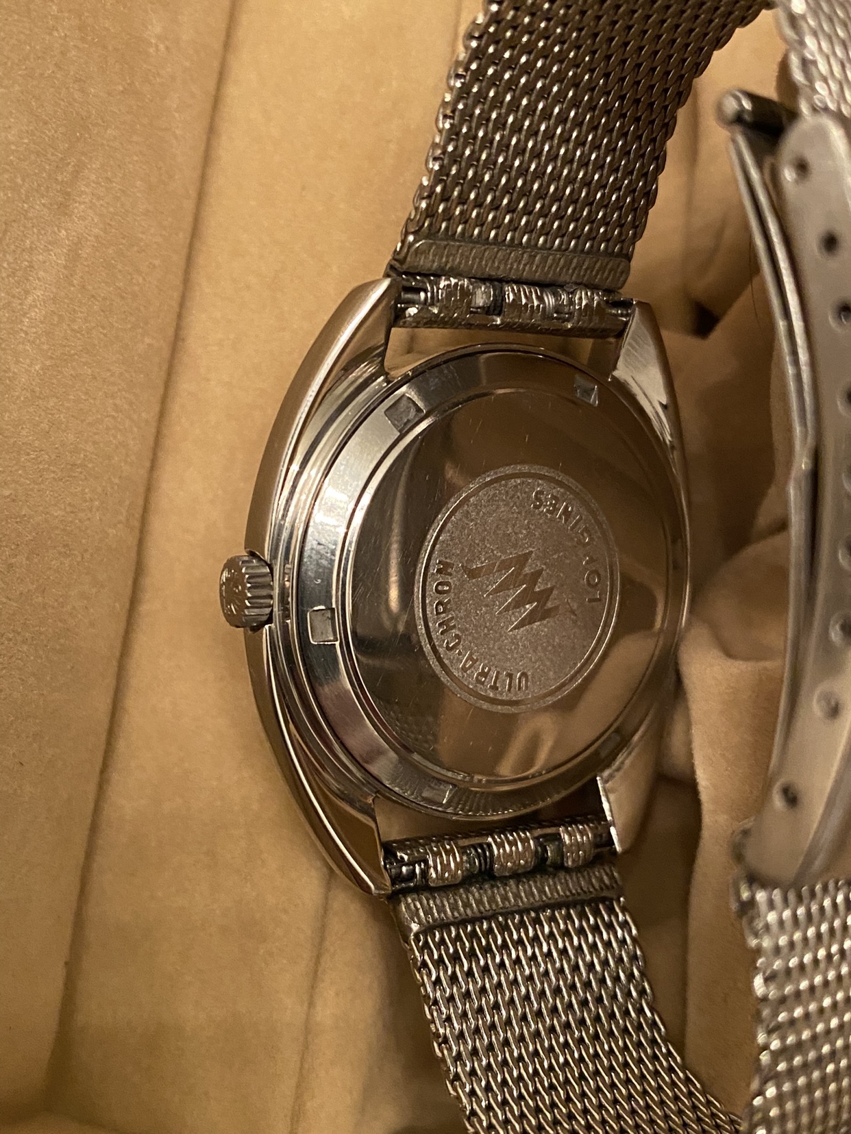 vintage watch Longines Ultra-Chron Chronometer with box - photo 3