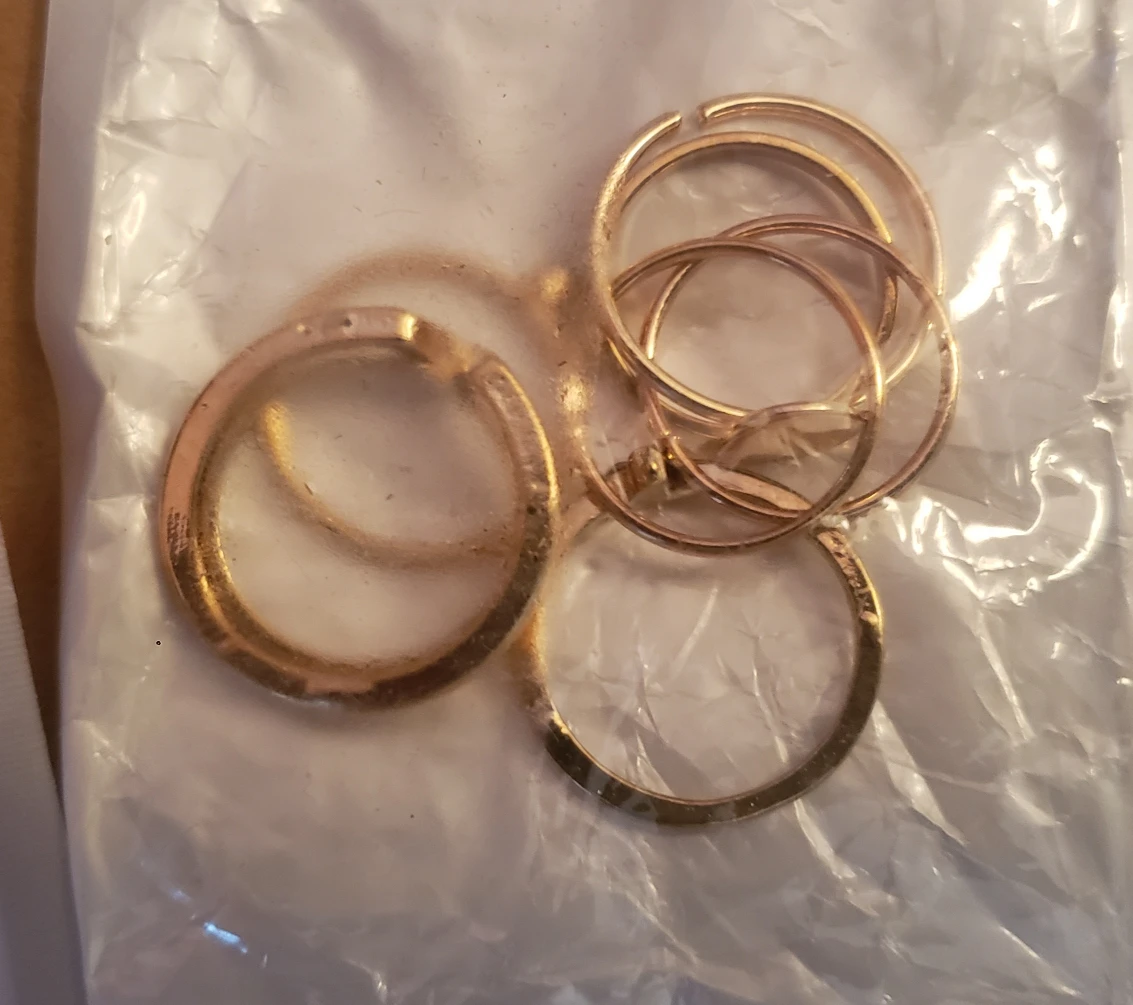 💍Stacking Gold Ring Set image indicator(4)