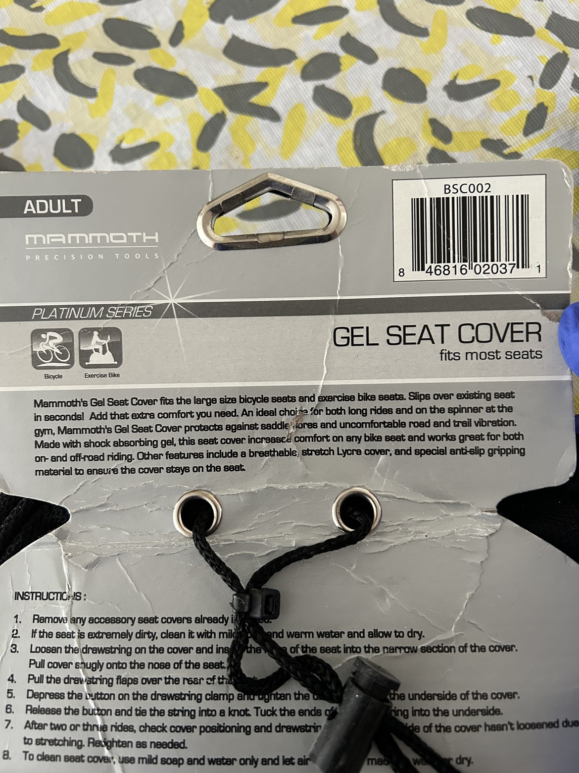 Bike gel seat cover - photo 2