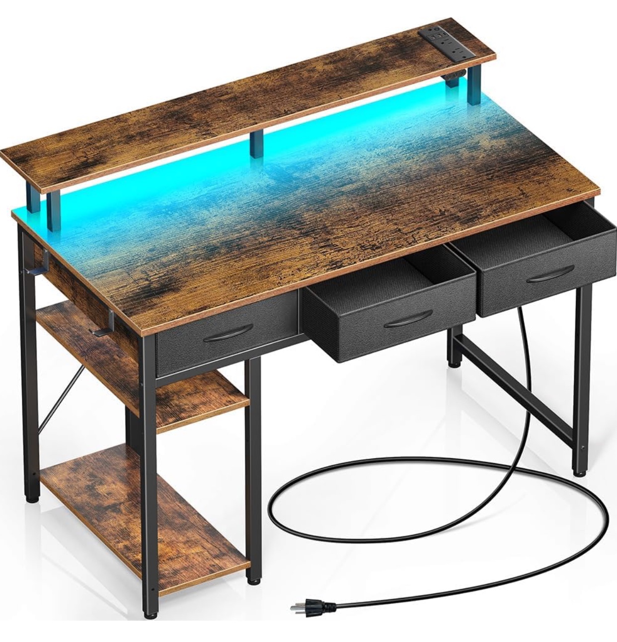 Computer Desk with LED Lights - photo 5