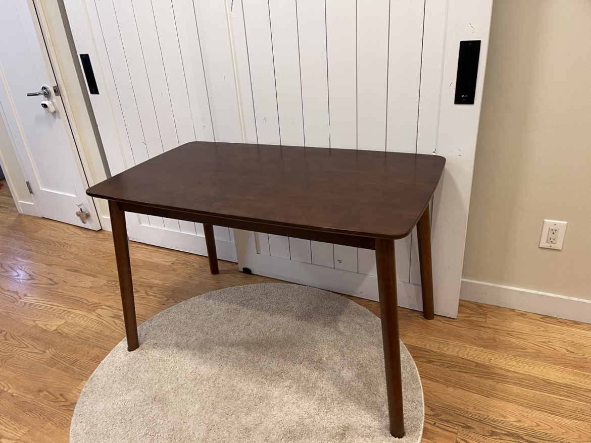 Mid-Century Modern Wooden Dining Table - photo 4