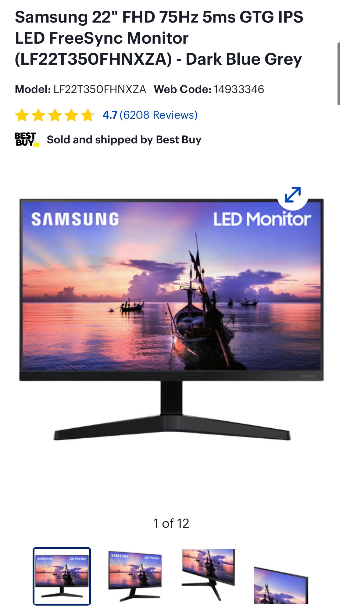 Samsung 22" LED Monitor - photo 3