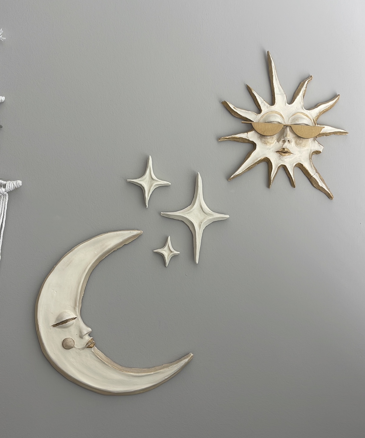 Ceramic wall pieces (set)