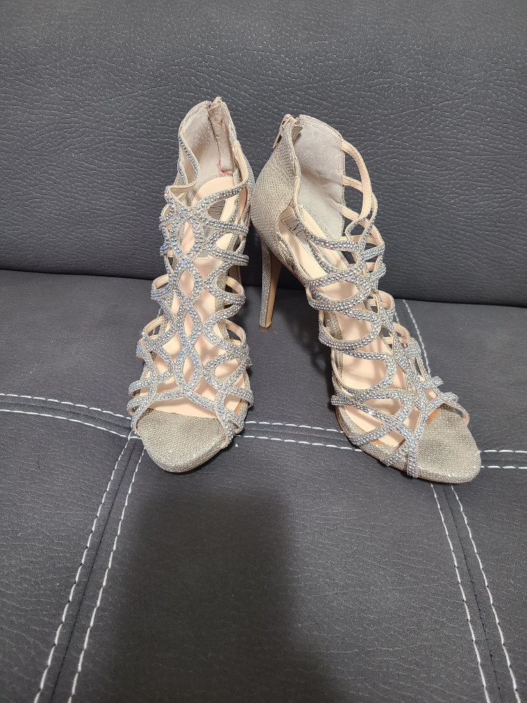Champagne Crystal Heels thumbnail