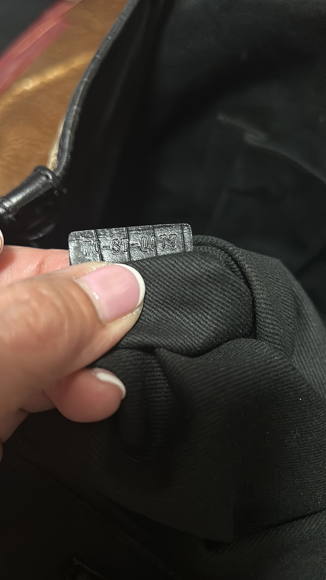 Authentic Celine Black Horse Carriage Leather Canvas image indicator(9)