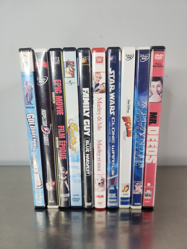 DVD's $2 each image indicator(2)