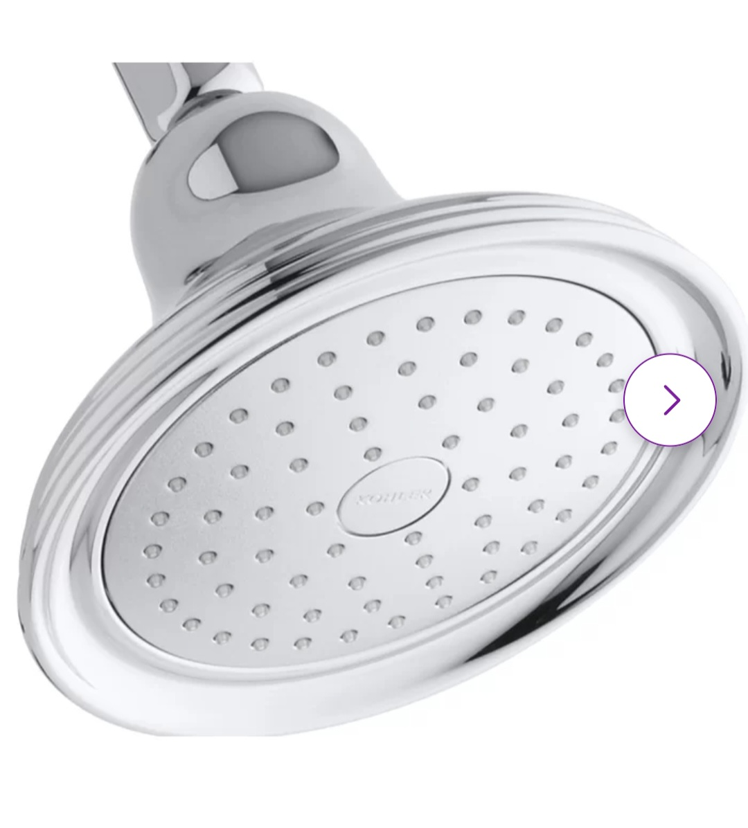 Devonshire® 2.5 GPM Full Rain Shower Head image indicator(2)