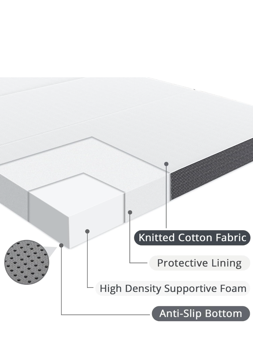 Folding Mattress - 4 Inch Memory Foam - photo 3
