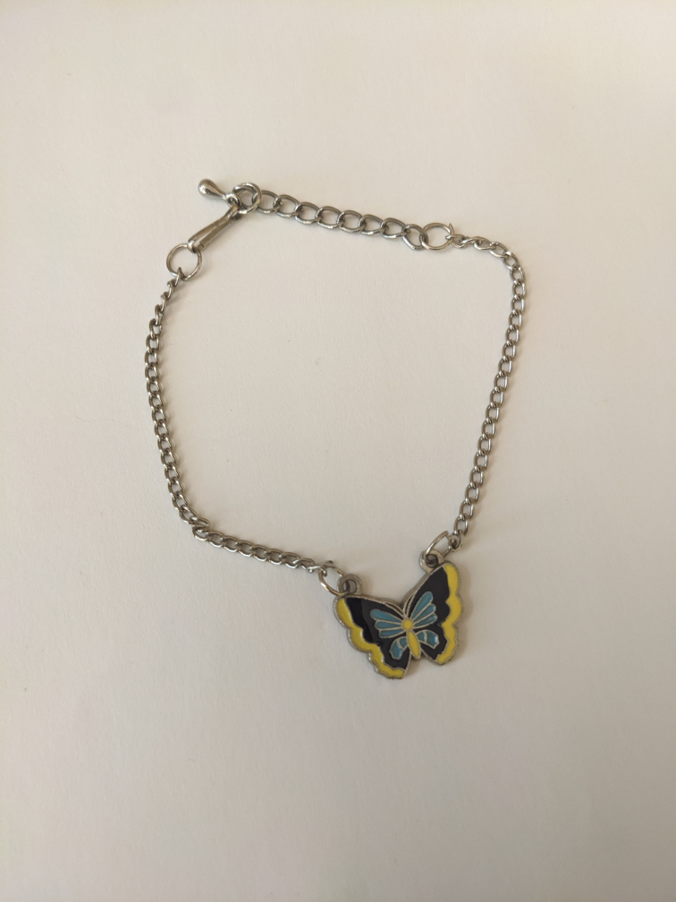 Blue and Yellow Butterfly Bracelet image indicator(4)