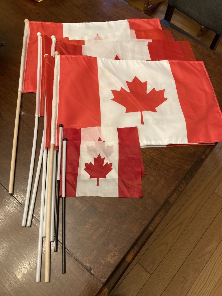 9 Canadian flags All for $3 thumbnail