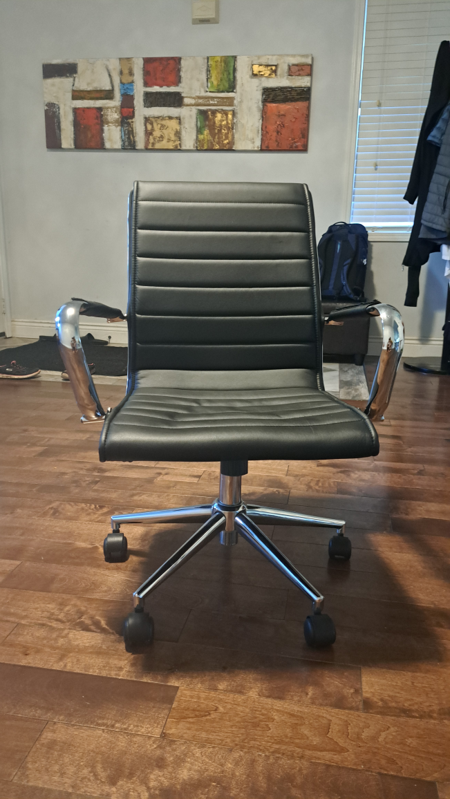 Black Office Chair with Arms