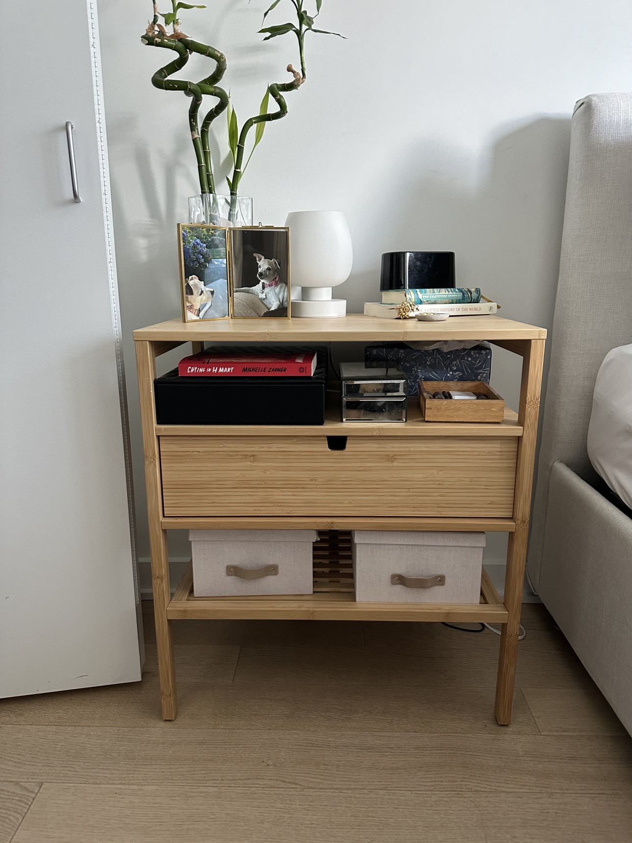 Nordkisa Bamboo Nightstand - photo 2