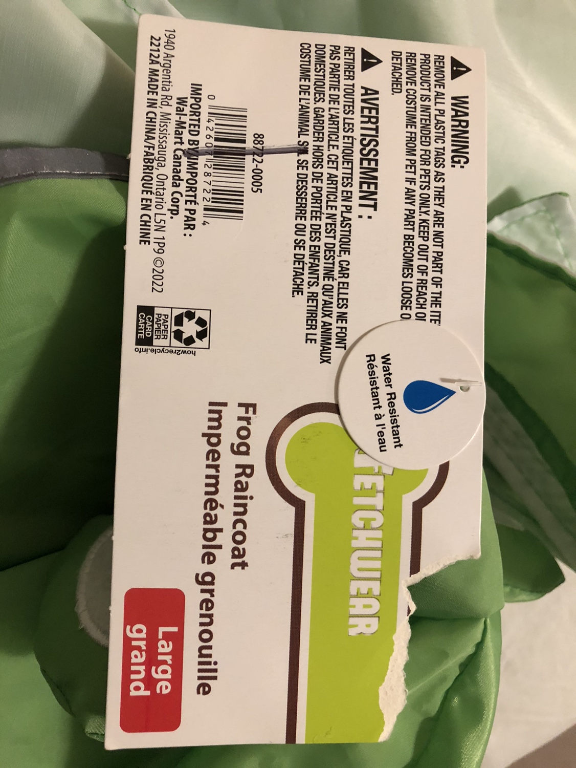 Fetchwear Frog Raincoat image indicator(3)