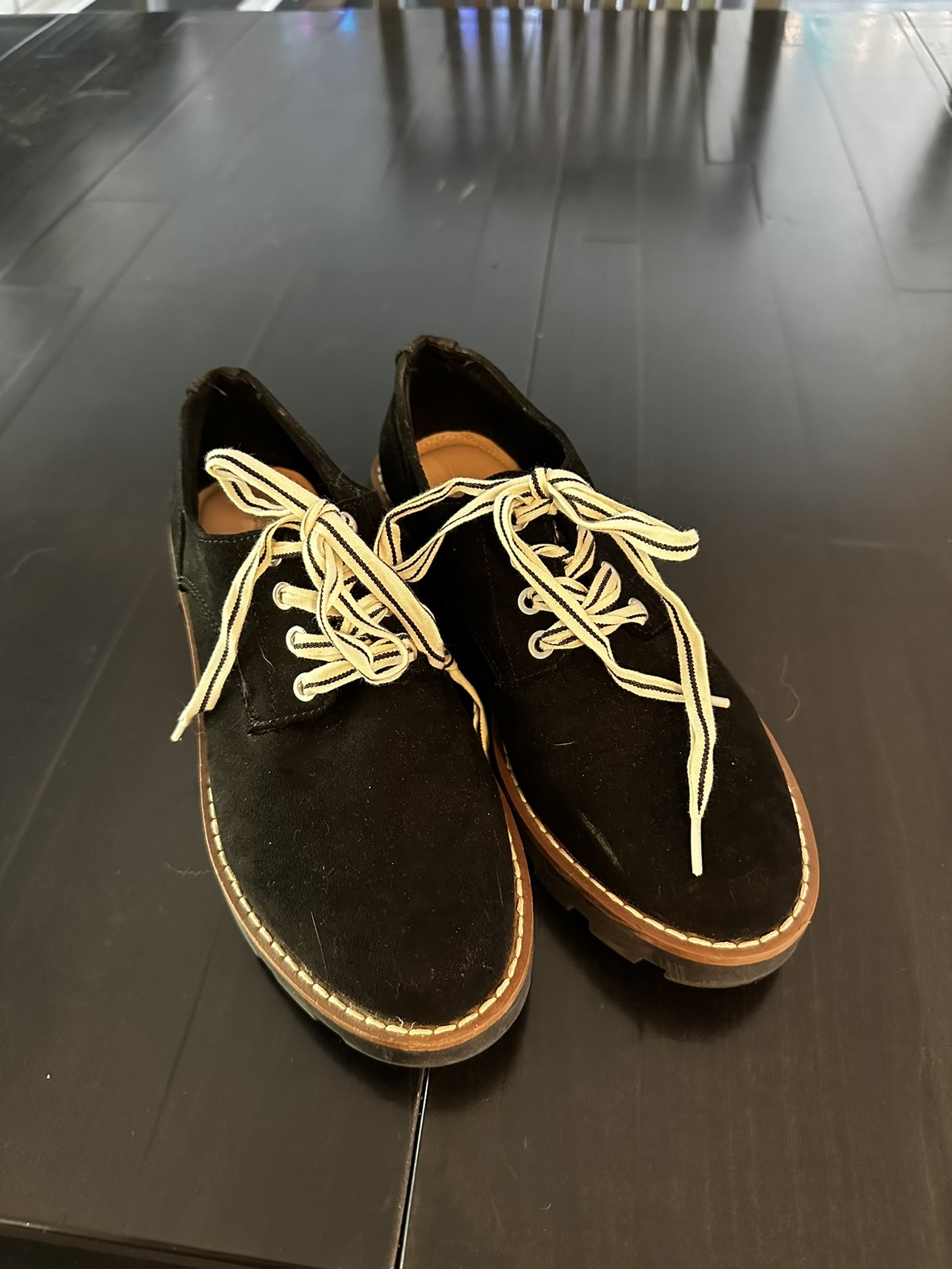Black Suede Oxfords thumbnail