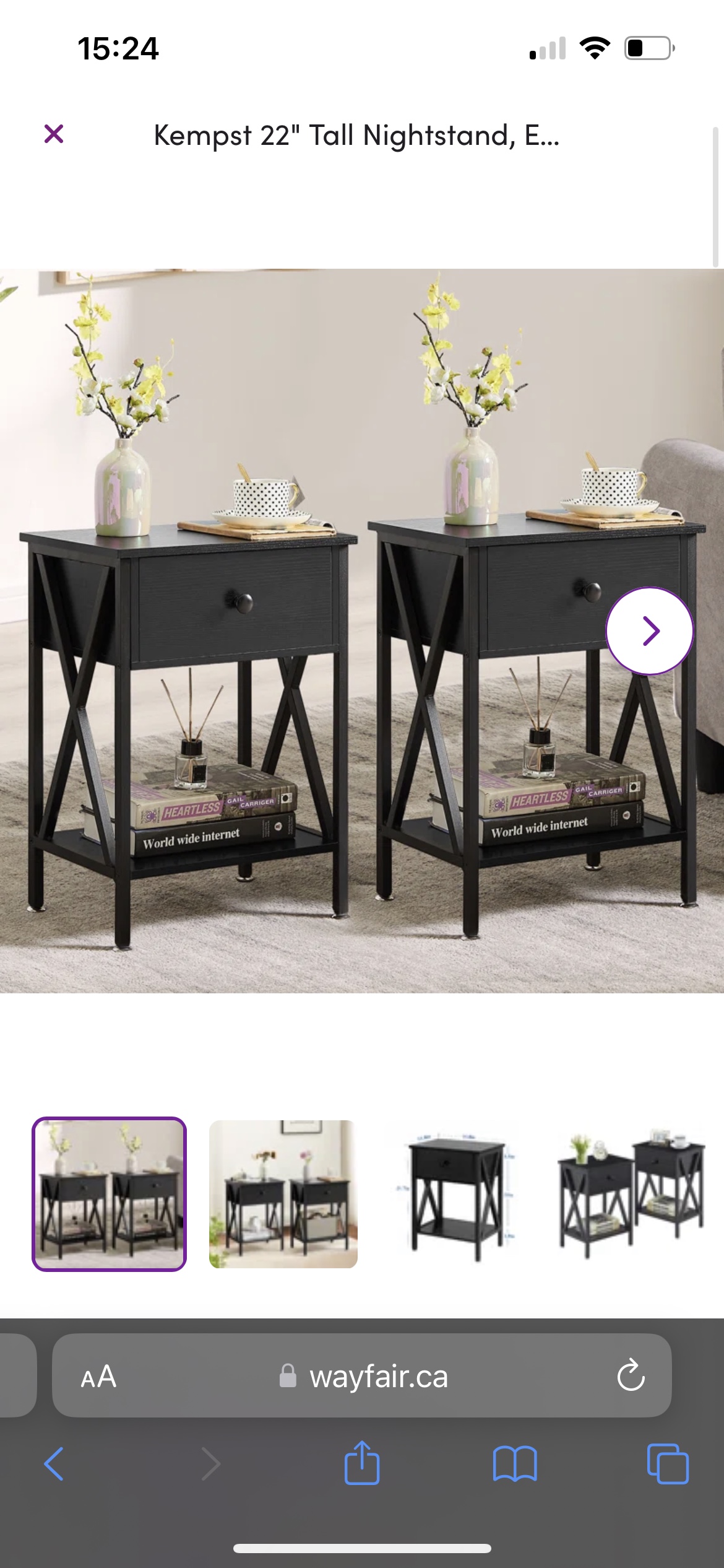 Black Nightstand thumbnail