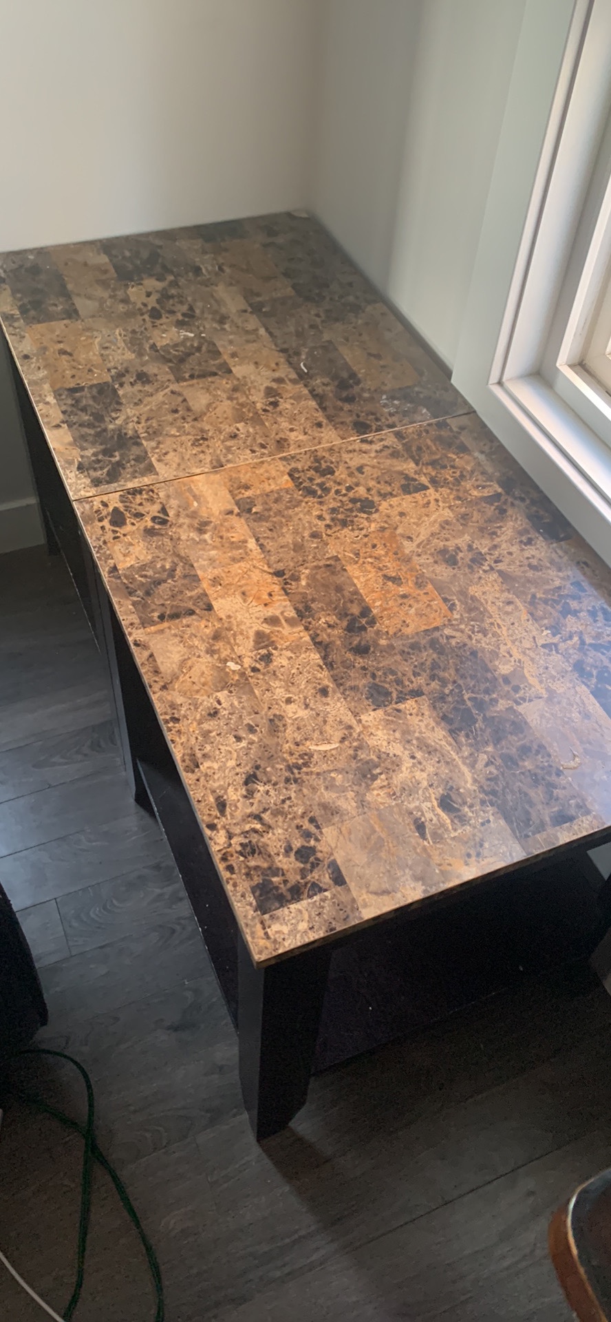 Marble Top End Table - photo 2