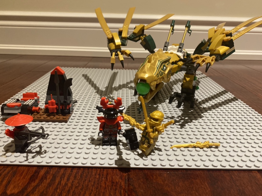 LEGO Ninjago Golden Dragon and Golden Ninja - photo 2