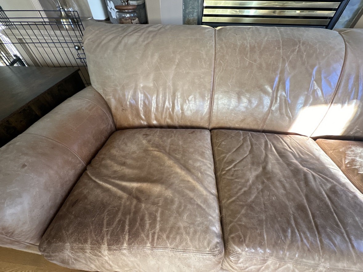 Leather Couch - photo 3