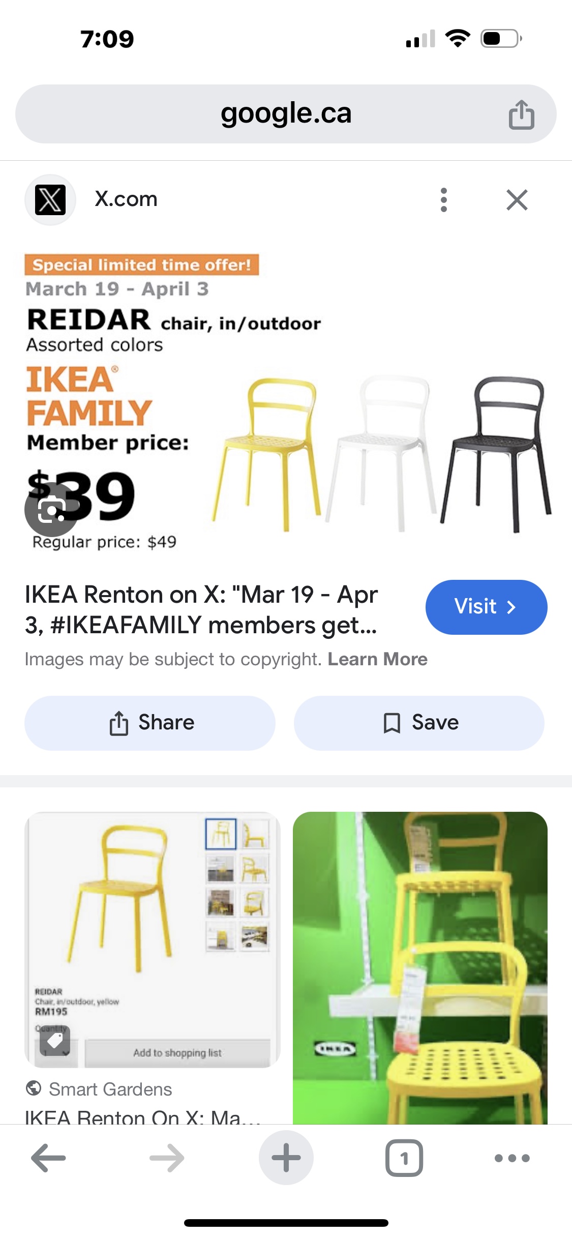 IKEA Reidar Chair 🥕 | Karrot