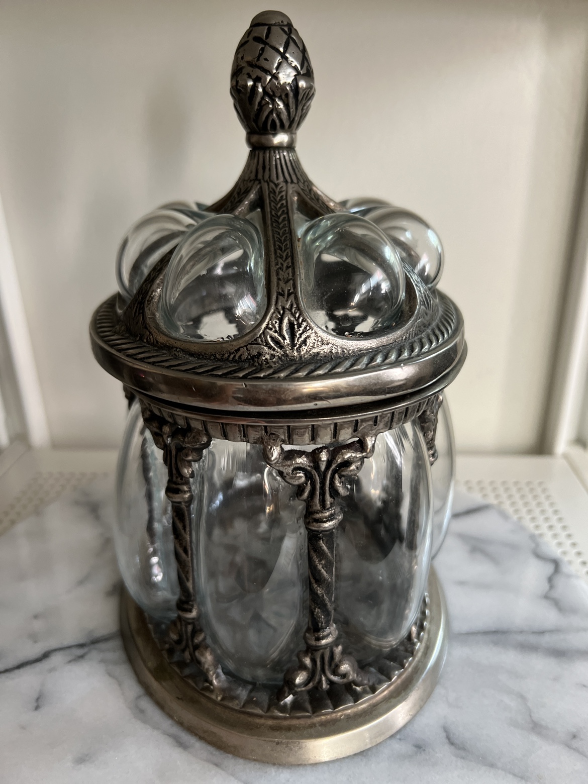 Rococo revival Glass Jar image indicator(3)