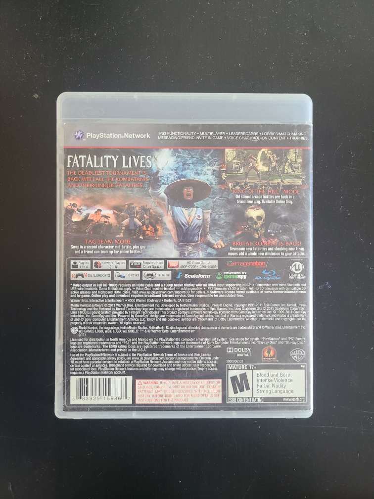 Mortal Kombat 9 (PS3) image indicator(2)