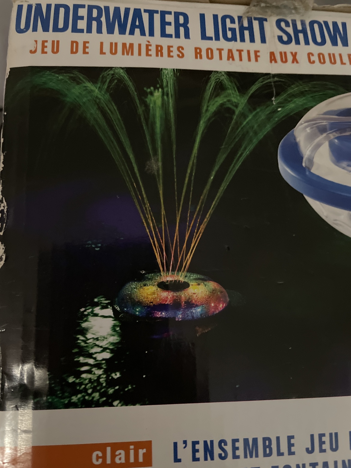 underwater light show and fountain - photo 3