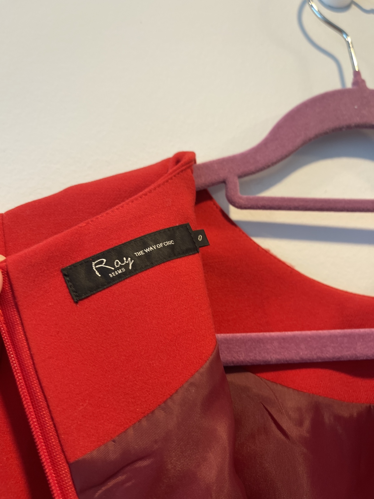 Japan Brand Red Dress with White Sleeves image indicator(9)