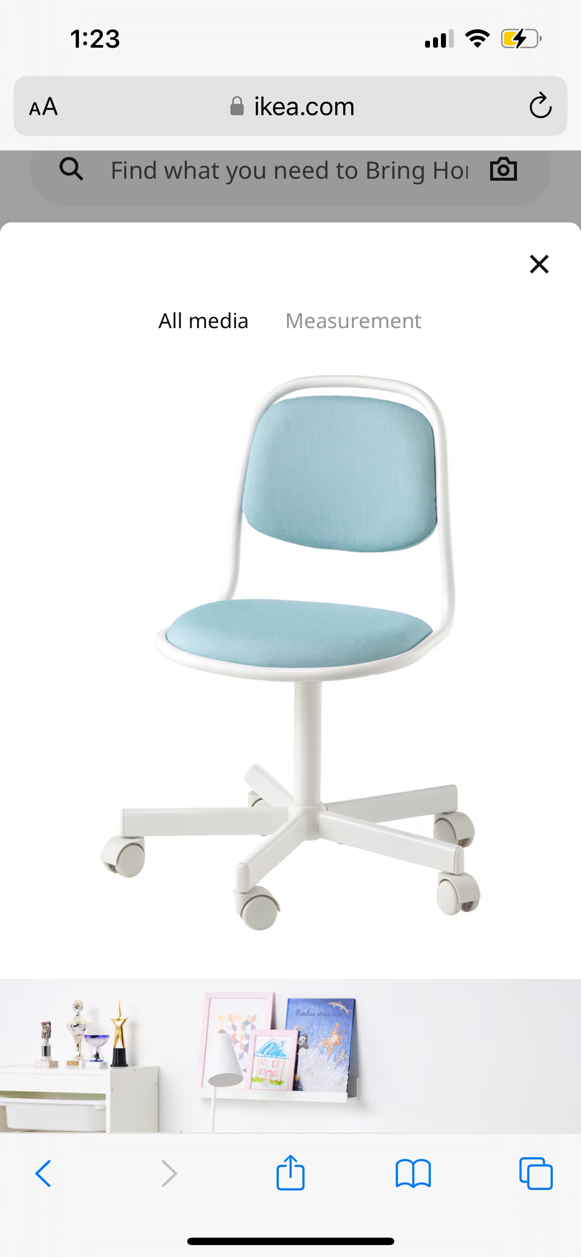 IKEA MICKE Desk with Chair - photo 2