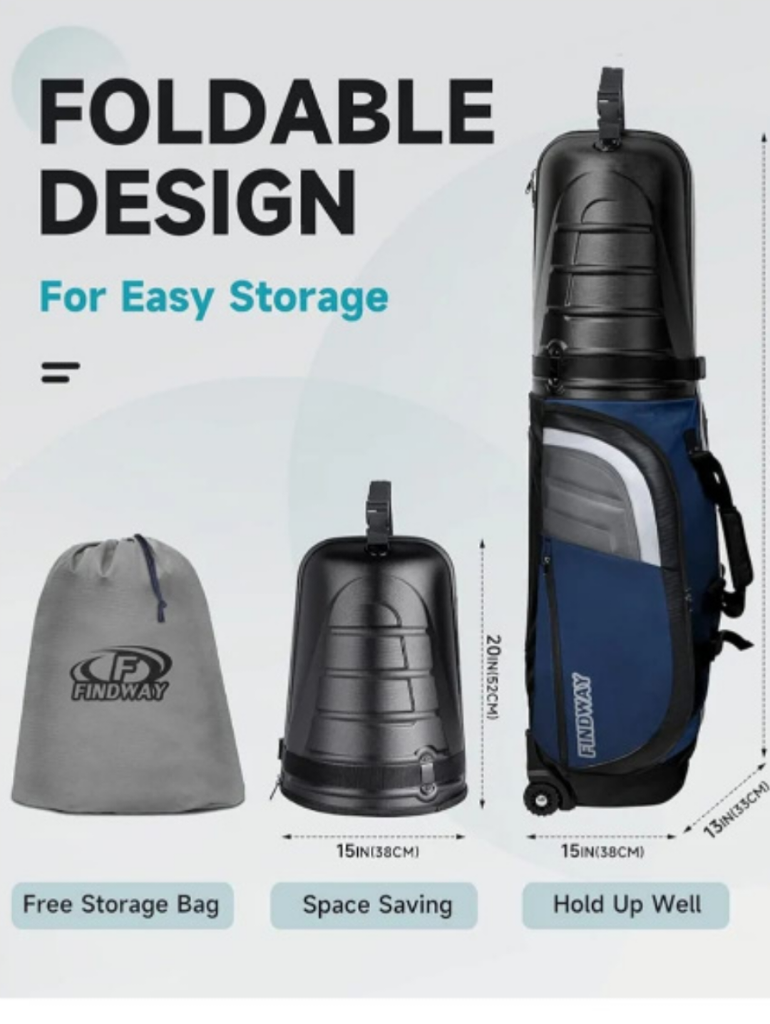 Foldable Travel Golf Bag - photo 2