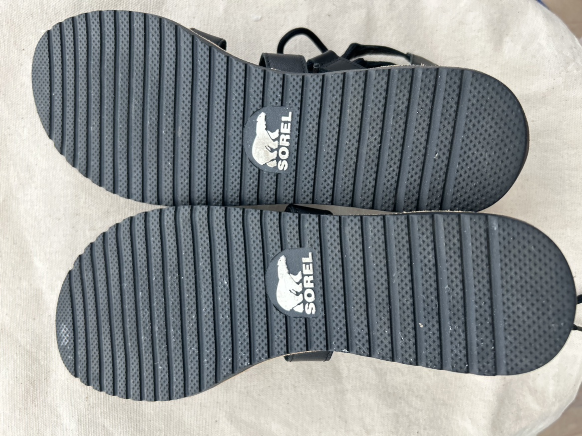 SOREL Black Leather Gladiator Sandals - photo 4