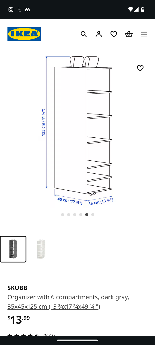 IKEA SKUBB Closet Organizer - photo 3