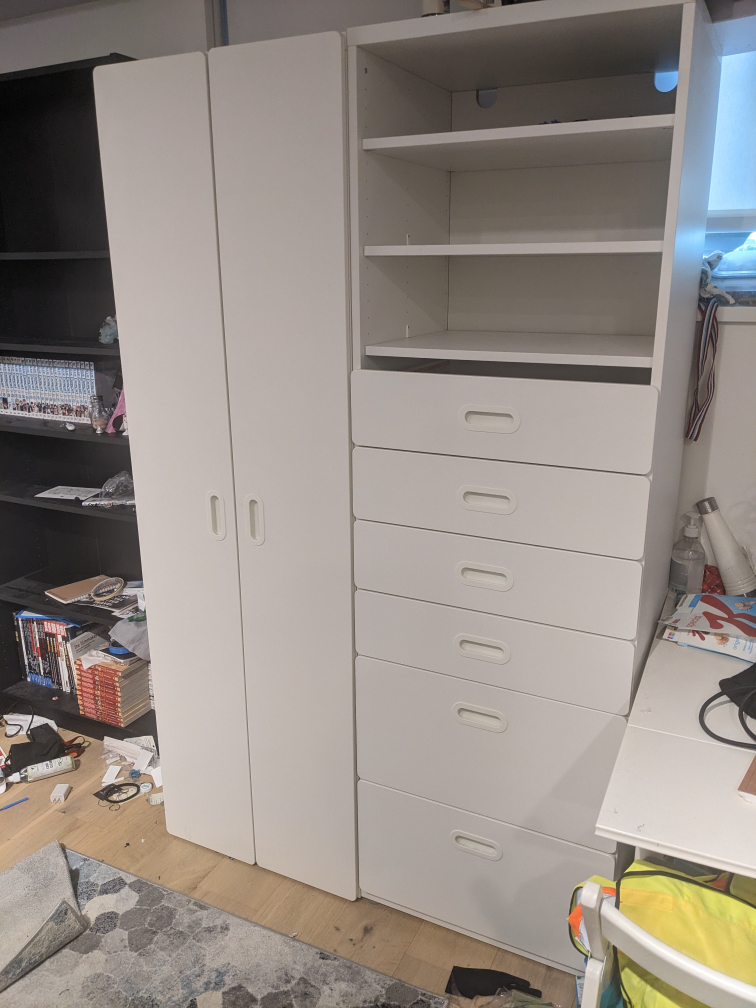 ikea stuva/fritids wardrobe