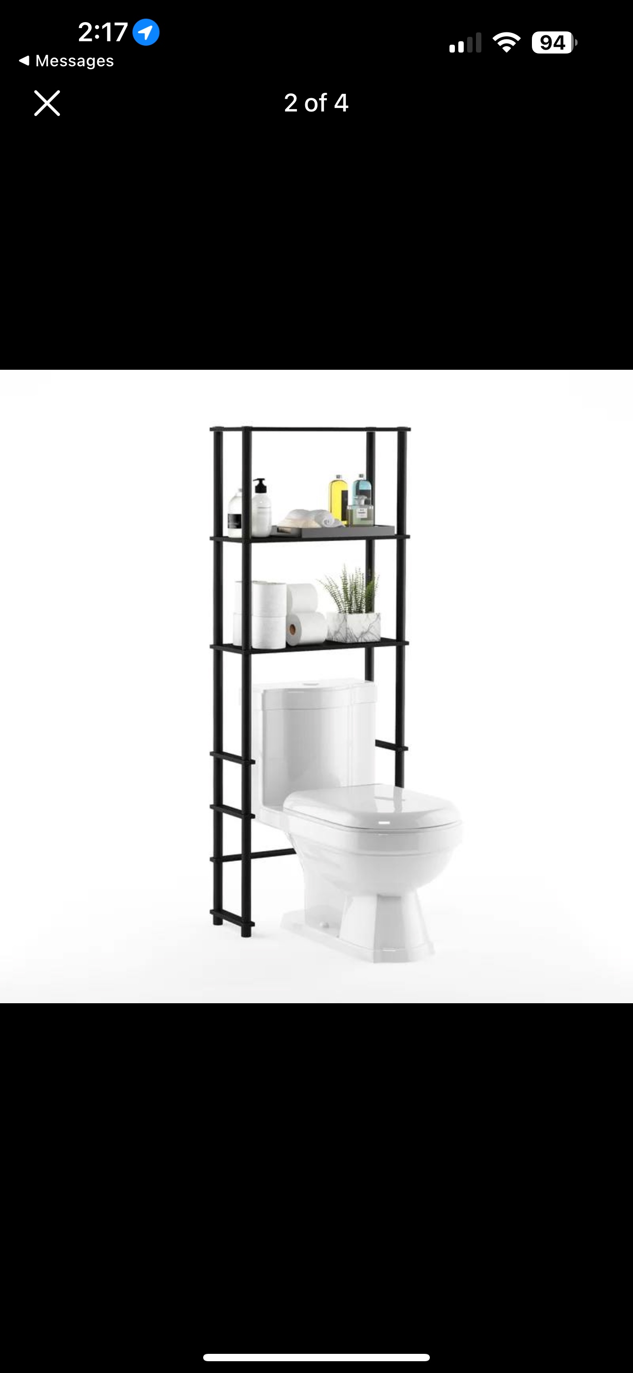 Wayfair toilet shelf - photo 2