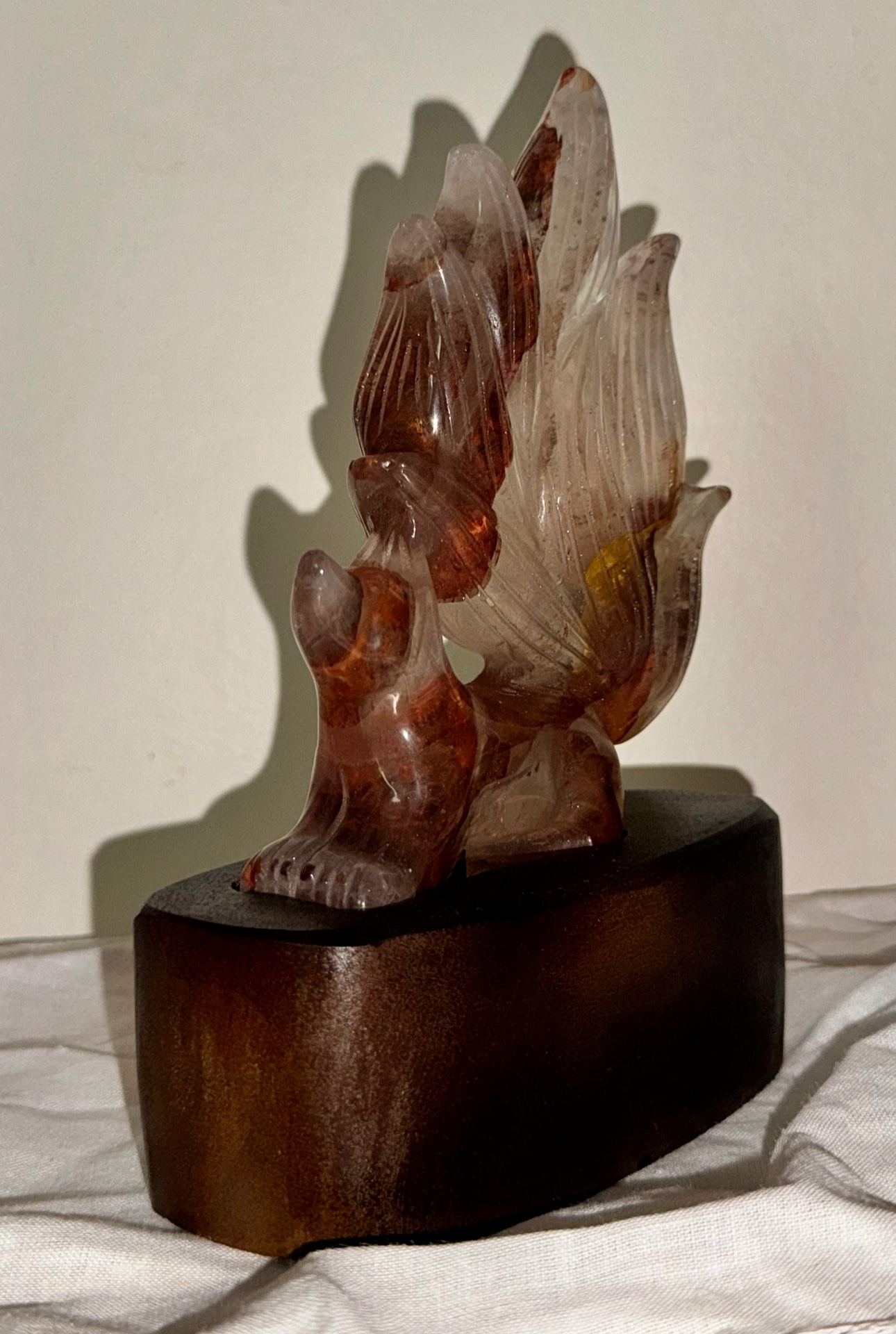 Nine Tailed Fox Carving Crystal - photo 5