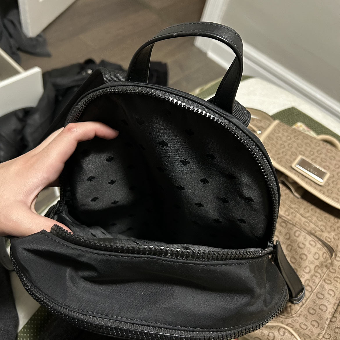 Kate Spade Mini Black Backpack - photo 4