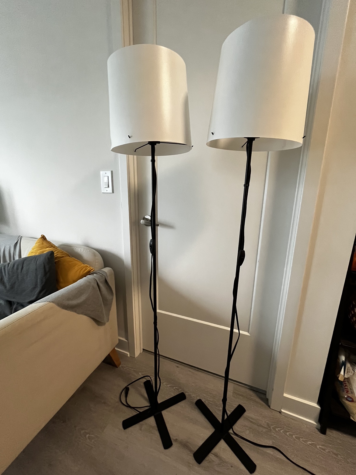 Ikea Barlast lamps (with bulbs) #freecycle