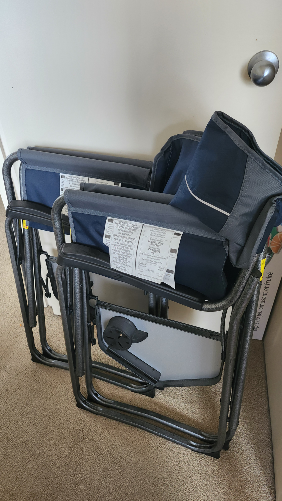 Folding Camping Chair with Side Table - photo 2