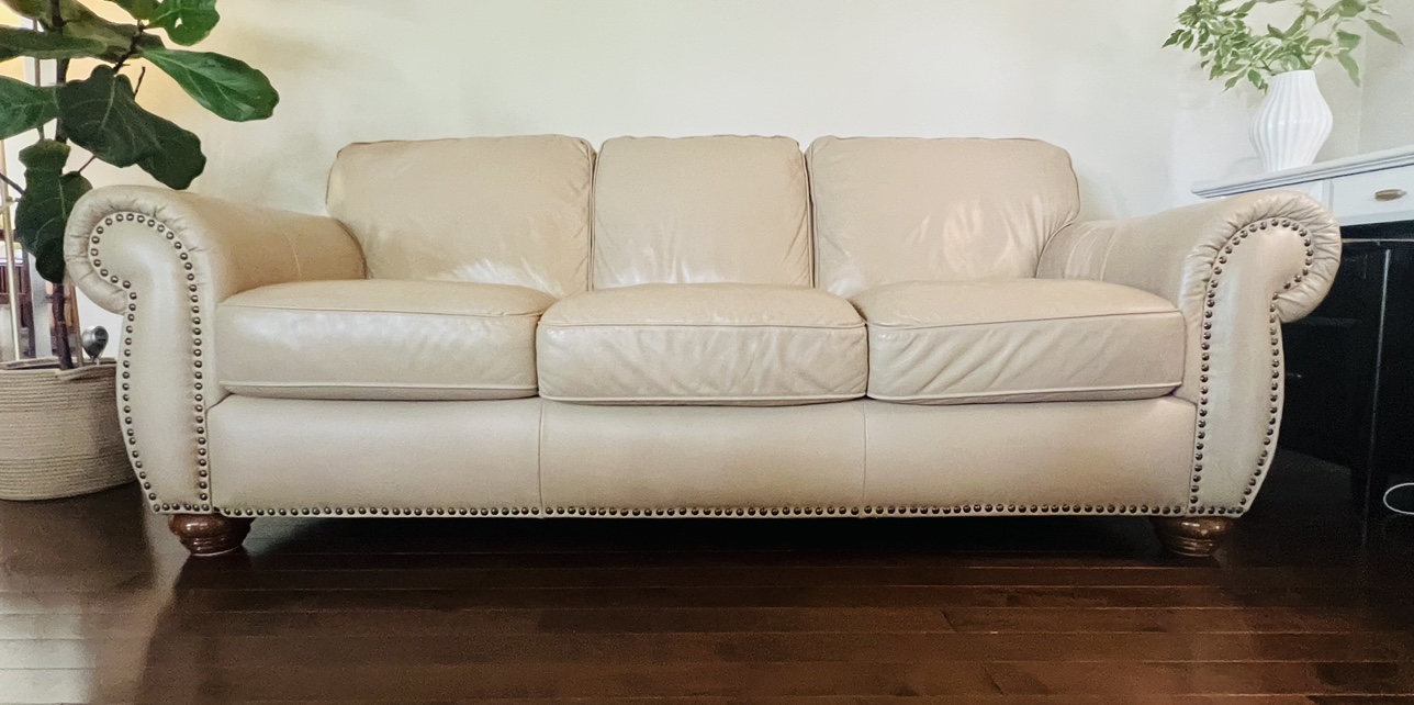 Top Grain Leather Sofa - photo 5