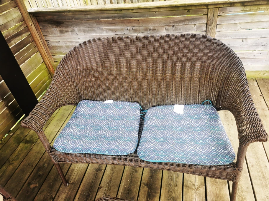 Wicker Patio Love Seat - photo 2