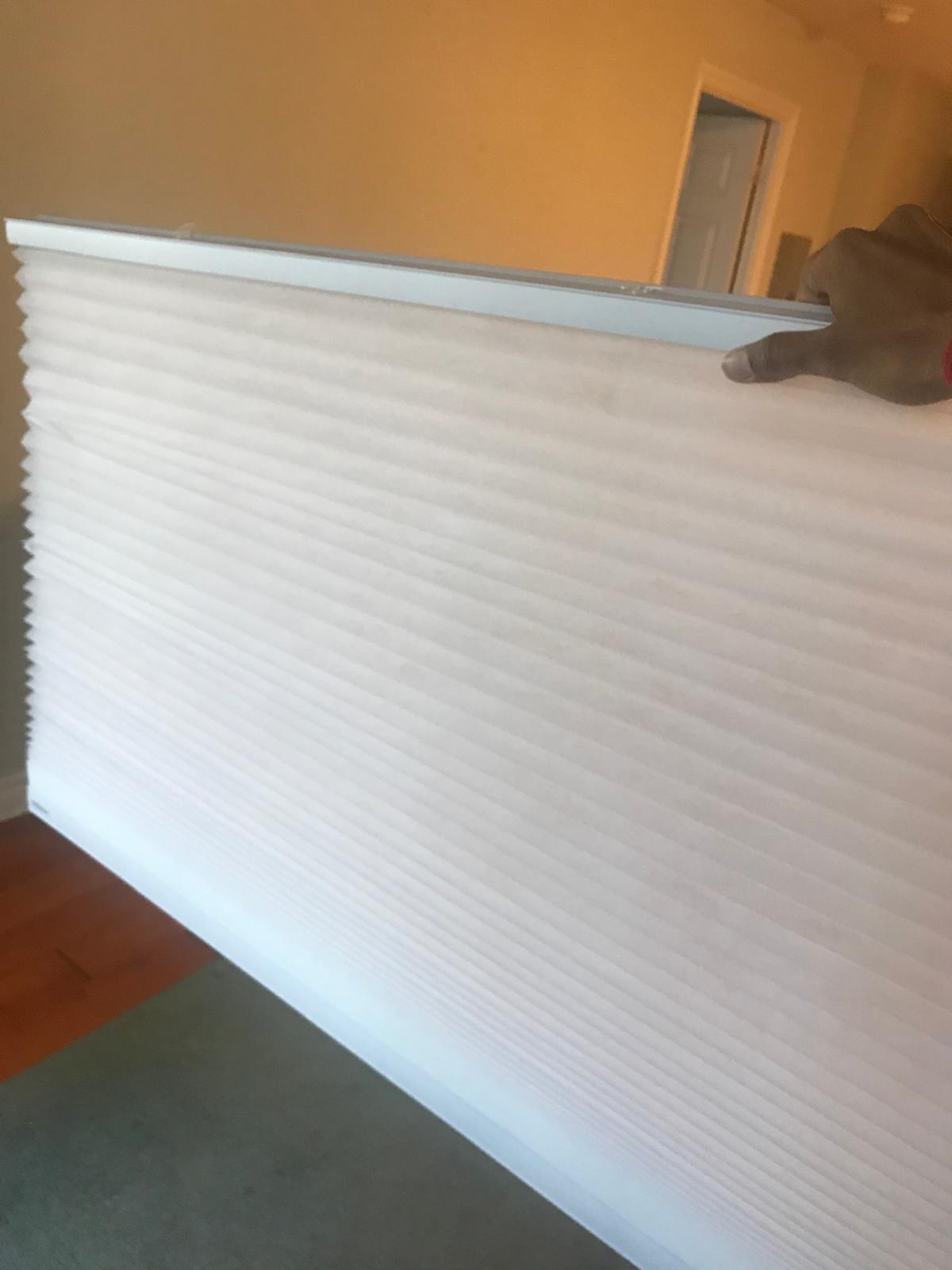 White Cellular Blinds x 2 thumbnail