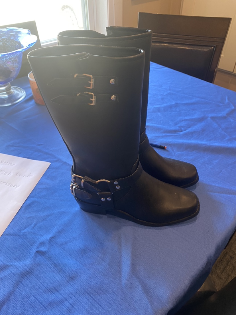 Black Buckle Boots